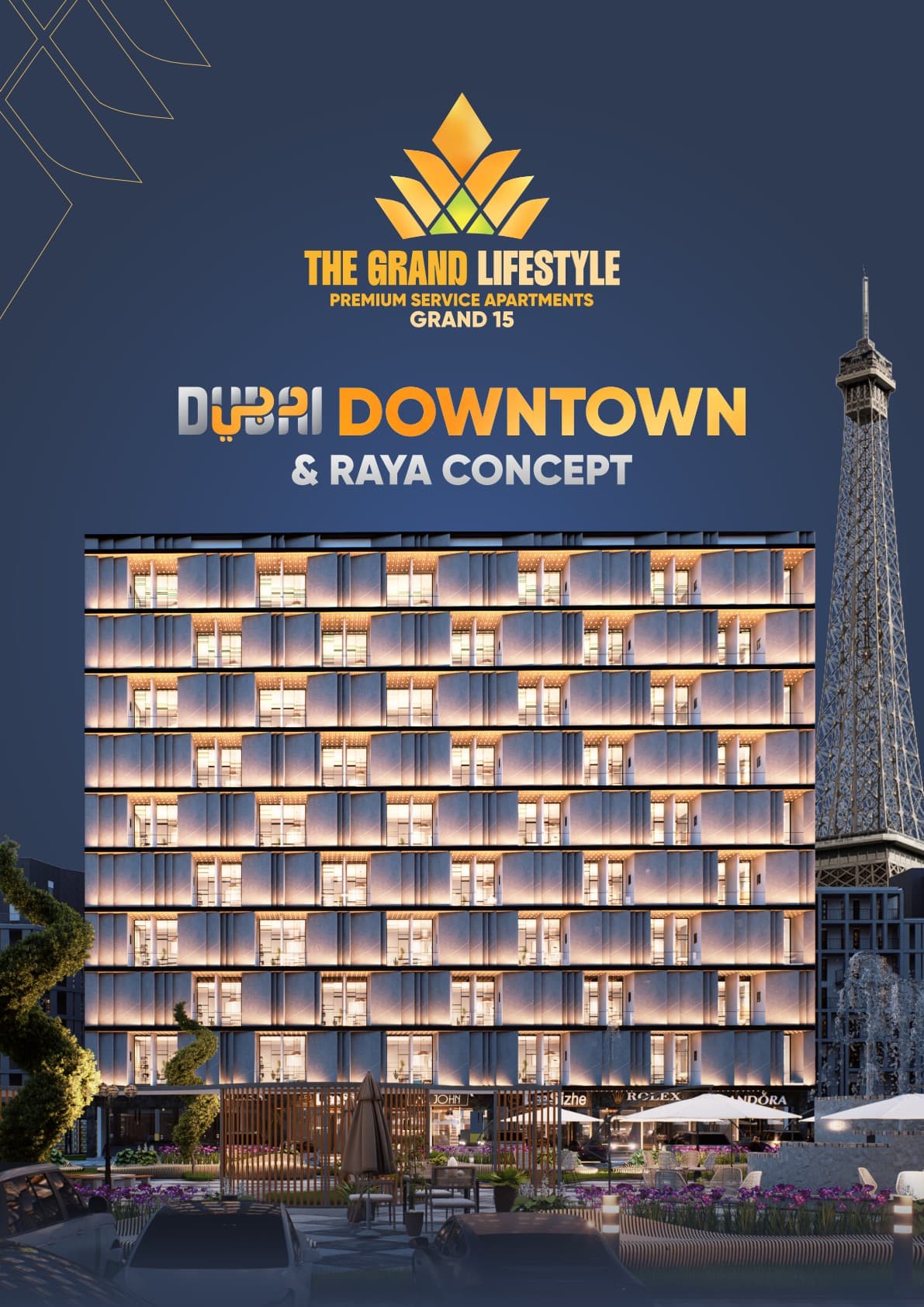 The Grand Lifestyle Grand 15 Johar Block, Downtown Bahria Town Lahore